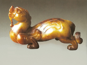 汉代玉器上的浮雕——辟邪